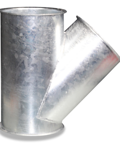 Fork piece galv 45deg 150x150